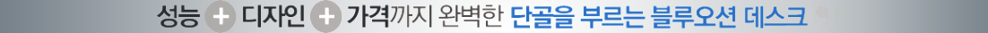 성능+디자인_가격까지 완벽한 단골을 부르는 불루오션 데스크